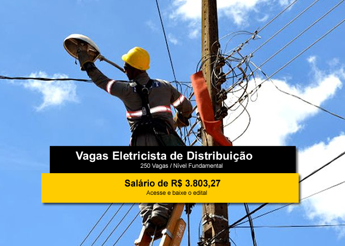 Inscrição para Eletricista Distribuição