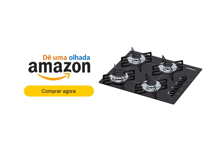 O Fogão funciona a Gás Natural ou GLP, a parte elétrica é apenas para a acendimento automático

O cooktop é lindo, as chamas bem fortes, a panela não fica deslizando pq ele tem umas travas na grade.


Confira os prós e os contras do aparelho!

    Mais moderno. Caso você escolha o cooktop, não há dúvidas de que a sua cozinha ficará com um design muito mais moderno e elegante aproveitando melhor o espaço na sua cozinha e ainda bem facinho de limpar.
   
   



Detalhes:

Marca 	Chamalux
Cor 	PRETO
Fonte de alimentação 	Alimentado a gás
Tipo de combustível 	Gás
Características especiais 	Cooktop, cozinha



Sobre este item

    Classificação A; Queimadores Esmaltados; 03 Queimadores semi-rápidos 1750w; 01 Queimador ultra rápido 2200w; Trempe esmaltada com sistema de encaixe mais segurança e facilidade na limpeza; Mesa de vidro temperado, Acendimento Inteligente, Botões de fácil manuseio; Registro INMETRO 003723/2016
    Marca: Chamalux
    Produto de origem: BR
    Composição: aço inoxidável
, Cooktop de indução, Baixar apostila receitas e Cooktop a gás, em, Brasil