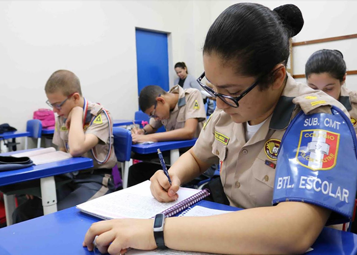 Exame de vista escolar  