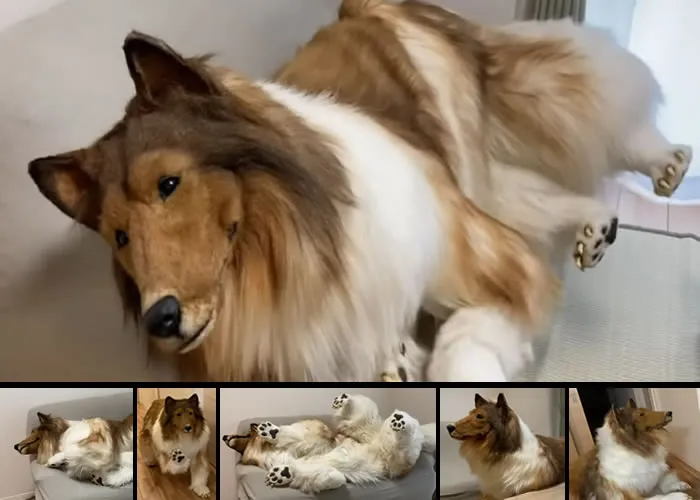 O japonês que chamou a atenção por ter “se transformado” em um cachorro após pagar 2 milhões de ienes, em torno de R$ 75 mil reais, em uma fantasia hiper-realista de um cão da raça collie, vem chamando a atenção por documentar os “perrengues” da nova vida animal.

Em seu canal no Youtube, o homem-cão é conhecido como Toco e documenta seu dia a dia vestindo a roupa que o faz viver como sempre quis — no entanto, com alguns problemas em sua adaptação para a forma animal em comparação com a humana.

Uma das dificuldades enfrentadas pelo artista em sua rotina é subir no sofá, algo bastante simples para quando ele vivia como uma “pessoa”. Agora, o rapaz enfrenta grande dificuldade com sua fantasia de cachorro.

A fantasia

O traje de Toco levou mais de 40 dias para ficar pronto e conta com detalhes impressionantes, incluindo pele sintética, tonalidades fortes e estatura que caem perfeitamente para que ele consiga “fingir ser um cão”.

"A anatomia canina é muito diferente da humana, então tivemos que ser engenhosos. Usamos fotos de collies tiradas de diferentes ângulos, melhoramos a maciez do casaco para esconder a casca da fantasia o máximo possível e fizemos a boca abrir e fechar sozinha", explicaram os profissionais do Zeppet, estúdio responsável pela fantasia., Atualização em Medicina Veterinária, Dermatologia veterinária e Tecidos Moles em Pequenos Animais, em, Brasil