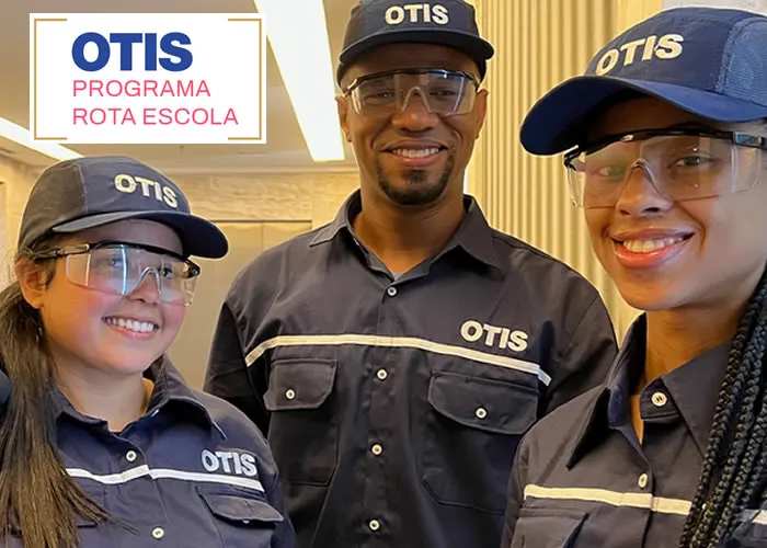 Se você quer participar de um programa de estágio com mais de 80% de índice de efetivação na maior companhia do mundo em fabricação e prestação de serviços para produtos que movem pessoas, incluindo elevadores, escadas rolantes e esteiras rolantes, a hora é agora. 

É com muito prazer que a Otis anuncia mais de 50 vagas de estágio técnico para o programa Rota Escola. Estão disponíveis oportunidades para estudantes com mais de 18 anos, dos cursos técnicos de elétrica, eletrônica, eletrotécnica, eletroeletrônica, mecatrônica, automação e mecânica.

Durante os dez meses de estágio técnico, os selecionados irão passar por mais de 1200 horas de capacitação teórica e prática. O objetivo é treiná-los sobre o funcionamento dos elevadores e outros conteúdos que promovem o desenvolvimento de um profissional para o mercado de trabalho atual.

Depois, os participantes irão passar por uma avaliação para serem contratados como técnicos da empresa. Eles estarão capacitados para trabalhar nos elevadores e escadas rolantes instalados nos clientes. 

Acesse o link para se inscrever e participar., Otis programa estágio, Vagas estágio e CIEE Inscrição, em, Brasil