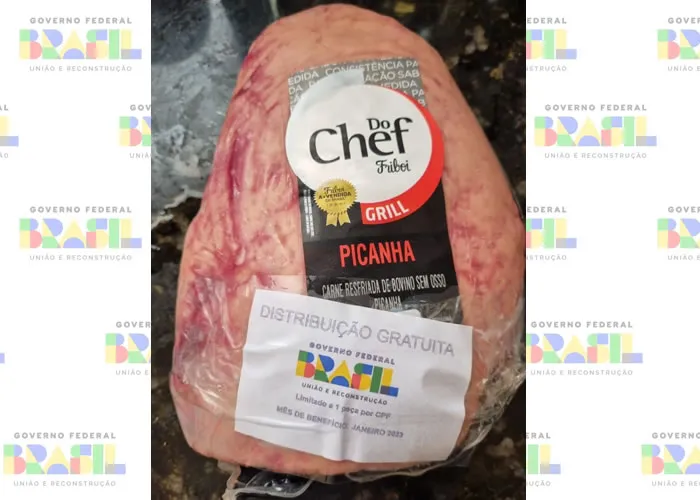 Algumas usuários estão cobrando até R$ 50,00 pelo cadastro.

Esta rolando nas redes sociais uma imagem com uma picanha já distribuída pelo novo governo federal, com mês de beneficio de Janeiro/2023, o cadastro beneficia apenas 1(uma) peça de Picanha por CPF. 

Parceria é feita com um antigo fornecedor dos governos LULA E DILMA., Dicas de churrasco, Baixar ebook churrasco e Preparar picanha , em, Brasil