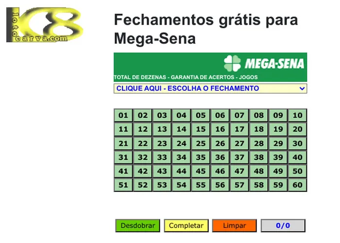 Sendo cadastrado, você poderá gerar combinações para a Megasena, Lotofácil, Lotomania, Dupla Sena, Timemania, Quina e Dia de Sorte.



Ao mesmo tempo, o site disponibiliza o resultado Mega-Sena resultado, resultado Lotofácil, Lotofácil hoje, resultado da Lotomania, resultado da Quina, resultado da Quina de hoje e resultado da Dupla Sena, para que você possa estar sempre bem informado.

O site Lotocarva trabalha há mais de 23 anos criando soluções para loterias da Caixa. Nossas ferramentas foram evoluindo ao longo dos anos e têm sido uma ferramenta parceira para os nossos usuários.

Com o gerador mega sena, a ferramenta para criar os jogos é extremamente simples e qualquer um pode usar, sem ter nenhum conhecimento técnico., Plataforma de apostas, Gerador de apostas e Palpites lotocarva, em, Brasil