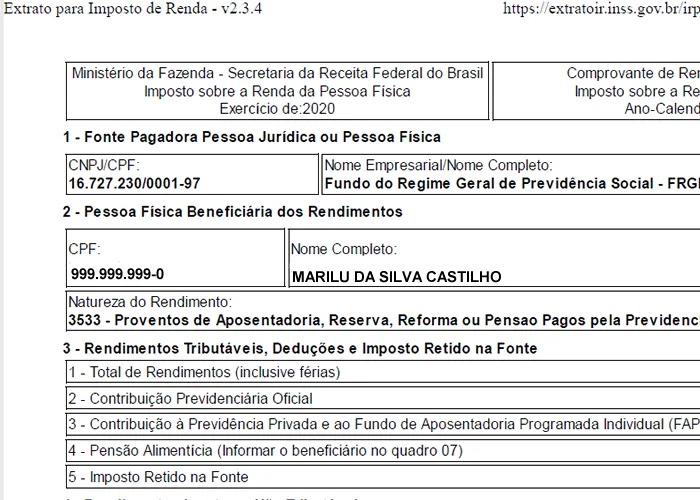 Faça aqui a Impressão da sua Cédula C Aposentados e Pensionista do INSS

Aposentados e pensionistas do INSS (Instituto Nacional do Seguro Social) já podem consultar o Informe de Rendimentos do ano-base 2020 para preenchimento da declaração do Imposto de Renda 2021.

Tenha em mãos:

Ano Calendário da declaração;
Número do Benefício da sua aposentaria;
Data do seu Nascimento;
Nome do Beneficiário;


Fazemos sua declaração de Imposto de Renda.
 , Empréstimo consignado aposentados, INSS Extrato de rendimentos e Seguro INSS portador de doenças, em, Brasil